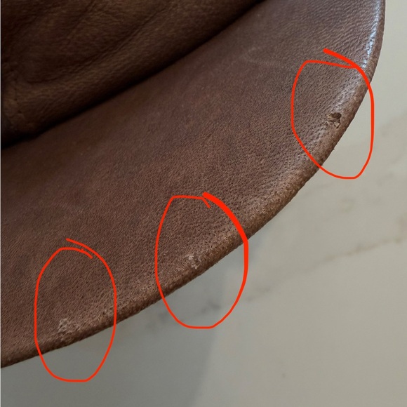 Vintage Seifter Trapper Hat Leather Shearling Brown Aviator Seifter Assoc Inc - Picture 14 of 14